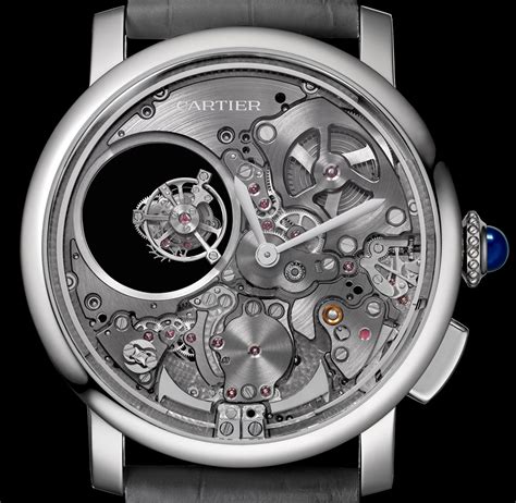 Rotonde de Cartier Mysterious Double Tourbillon watch 